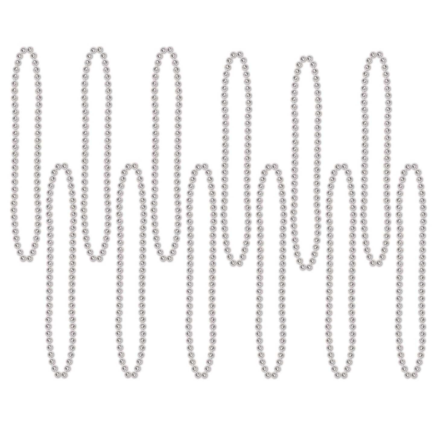 Beistle Silver Party Beads - General Occasion | Party Supply | Decoration