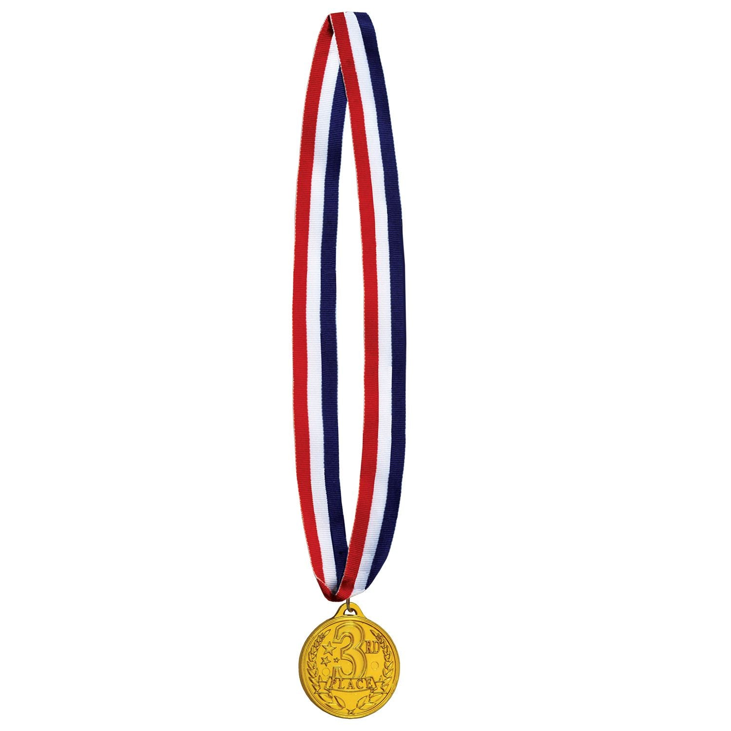 Beistle 3rd Place Medal w/Ribbon - Sports | Party Supply | Decoration | Favor