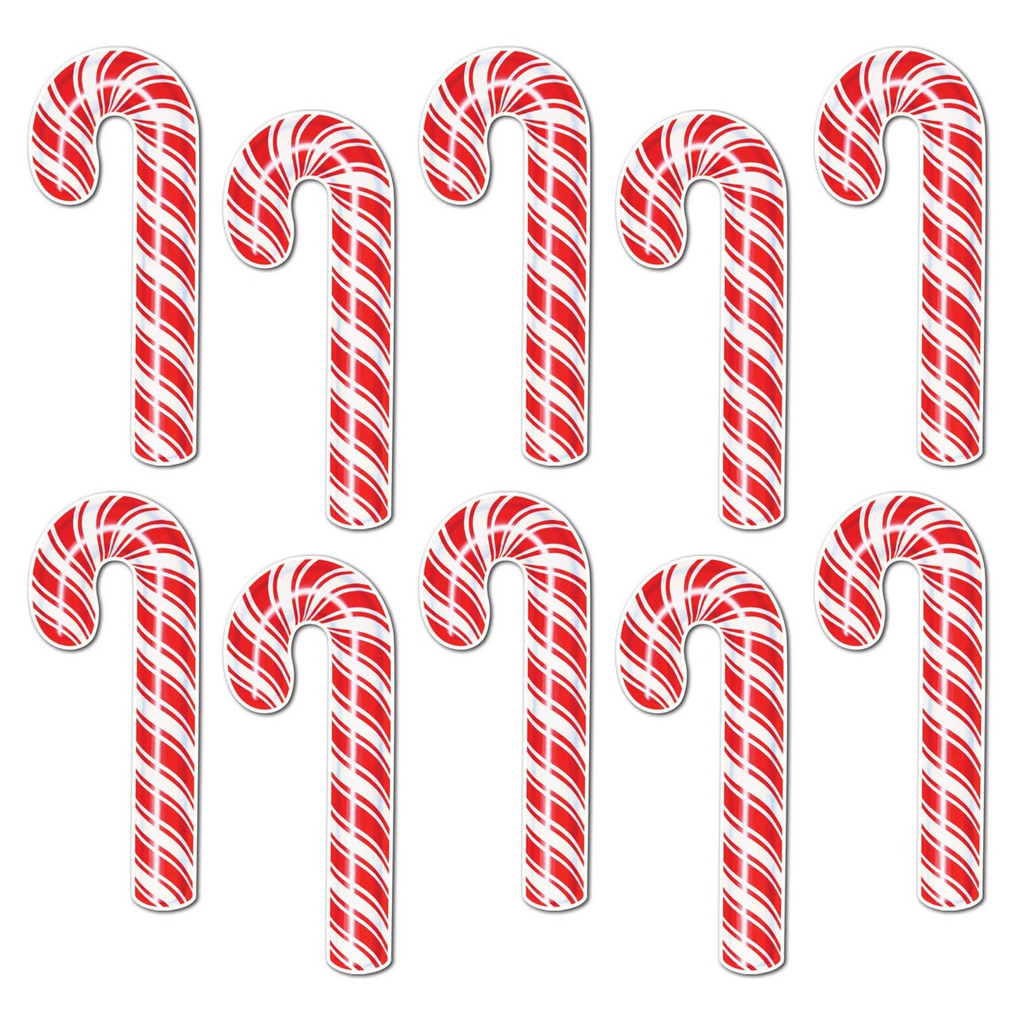 Beistle Candy Cane Cutouts - Christmas/Winter | Party Supply | Decoration