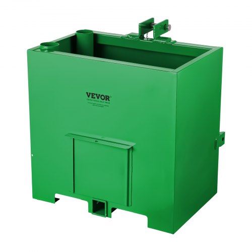 Ballast Box 3 Point Category 1 Tractor Heavy-Duty Thickened Hard Steel Green