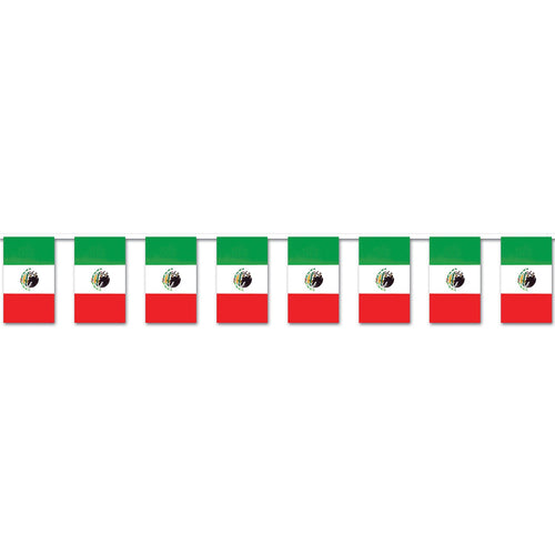 Beistle Outdoor Mexican Flag Banner - Fiesta/Cinco de Mayo | Party Supply