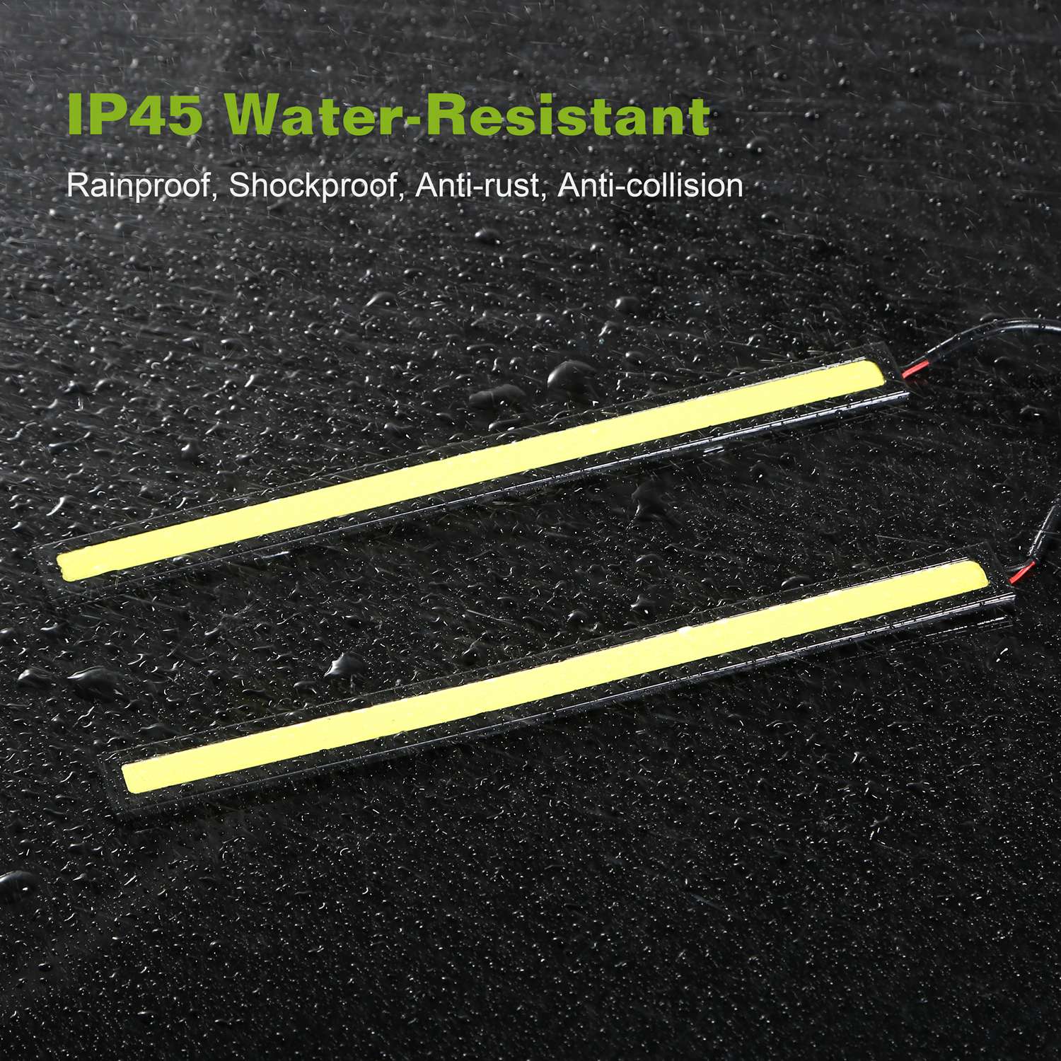 2Pcs LED Daytime Running Lights Car LED COB DRL Fog Lights IP45 Waterproof LED