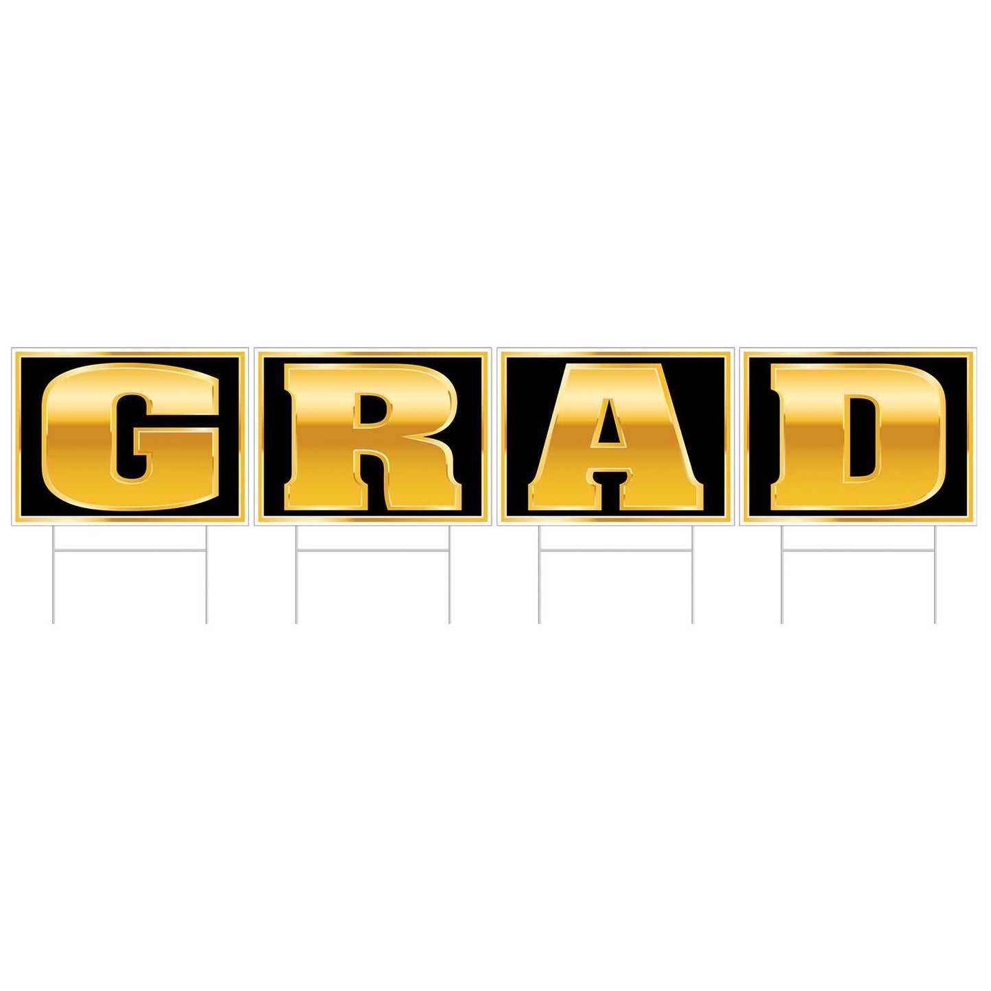 Beistle Plastic Grad Yard Sign - Graduation | Party Supply | Decoration