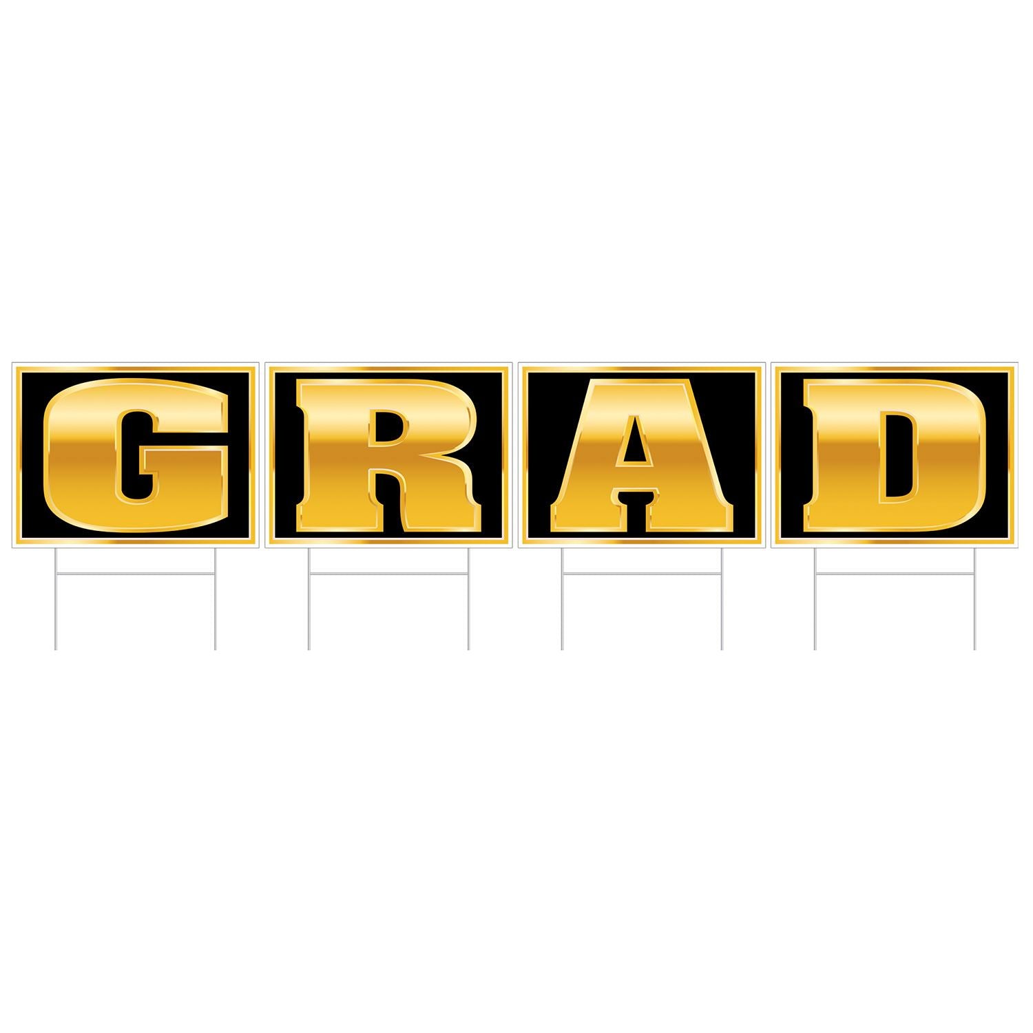 Beistle Plastic Grad Yard Sign - Graduation | Party Supply | Decoration