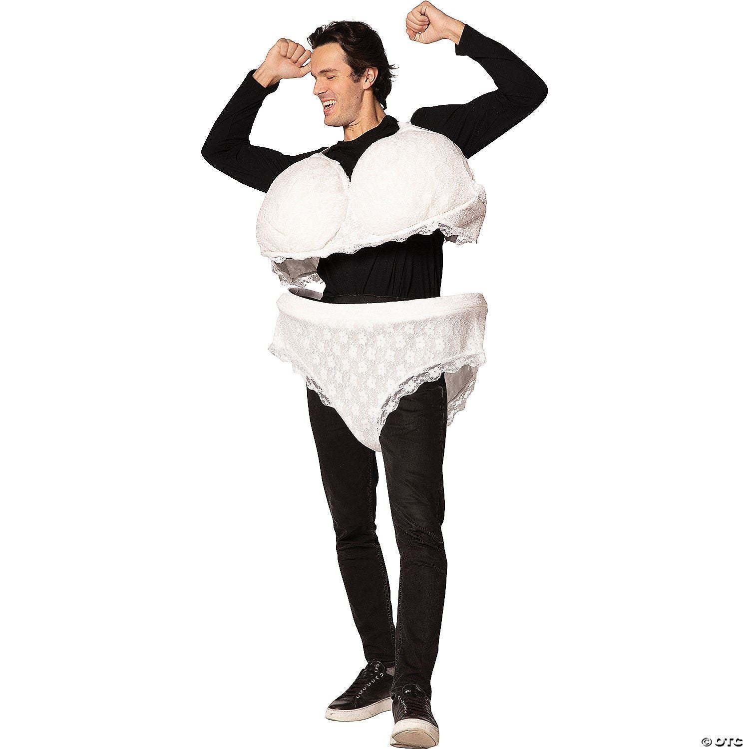Mens | Lace Underwear and Bra Adult Costume