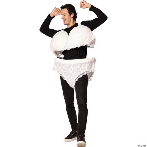Mens | Lace Underwear and Bra Adult Costume