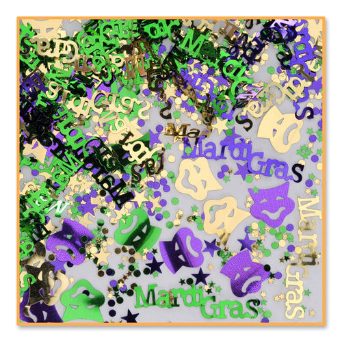 Beistle Mardi Gras Confetti | Party Supply | Decoration