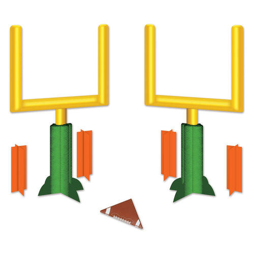 Beistle 3-D Football Goal Post Centerpieces | Party Supply | Decoration