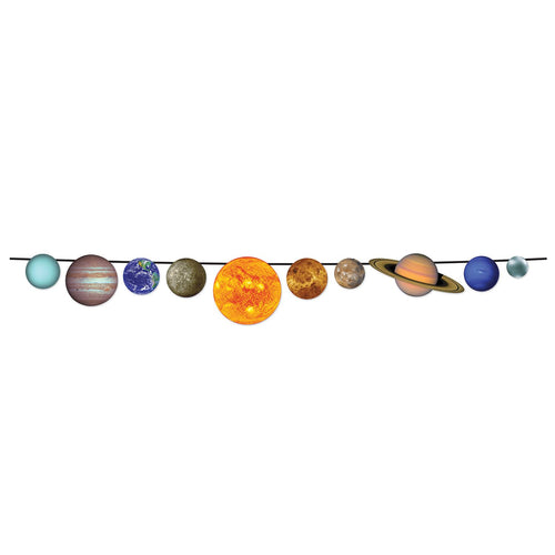Beistle Solar System Streamer - Space | Party Supply | Decoration