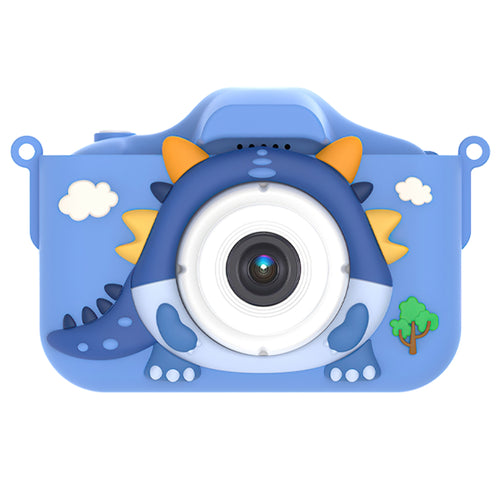 Dinosaur Kids Selfie Camera Cartoon Camera 48MP 1080P HD Digital Camera with