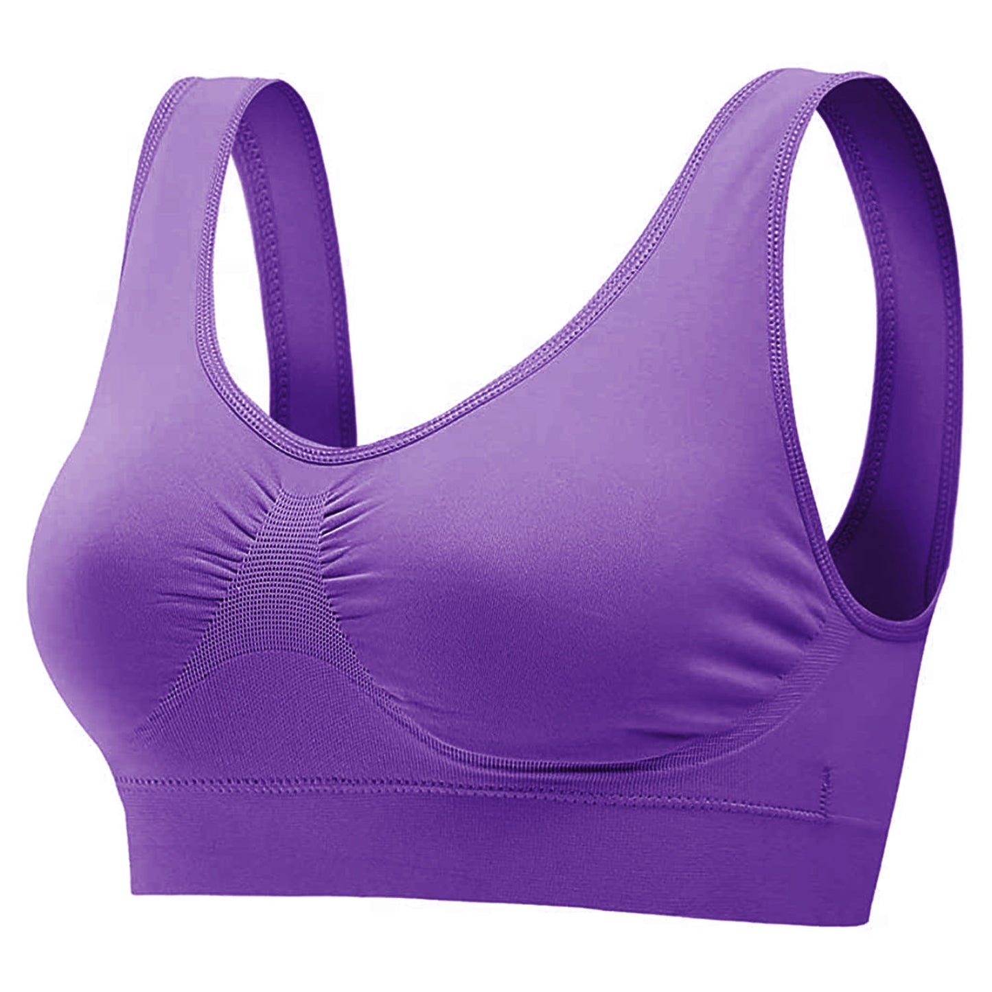 3 Pack Sport Bras For Women Seamless Wire-free Bra Light Support Tank Tops For