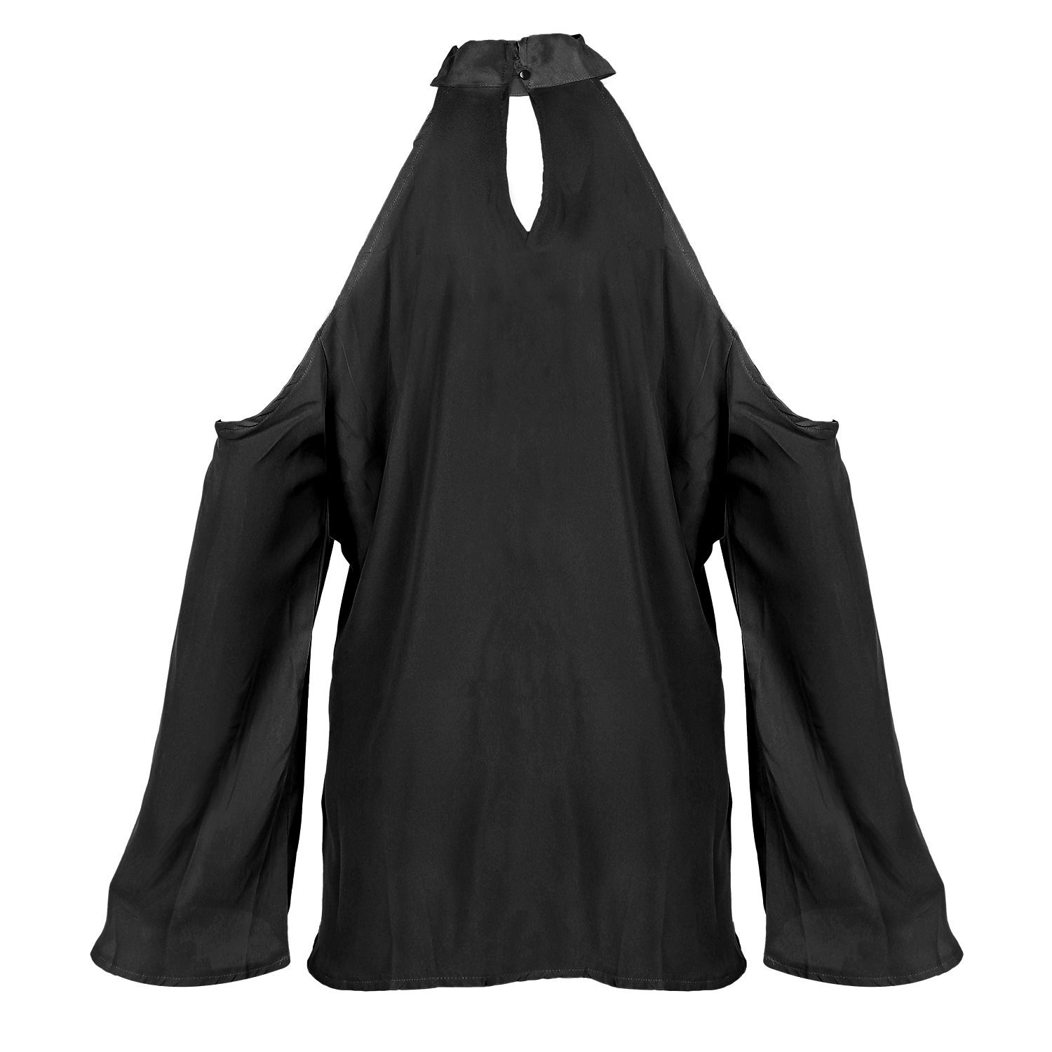 Women s Sexy Off The Shoulder Blouses Cold Shoulder Tops V-Neck Long Sleeve