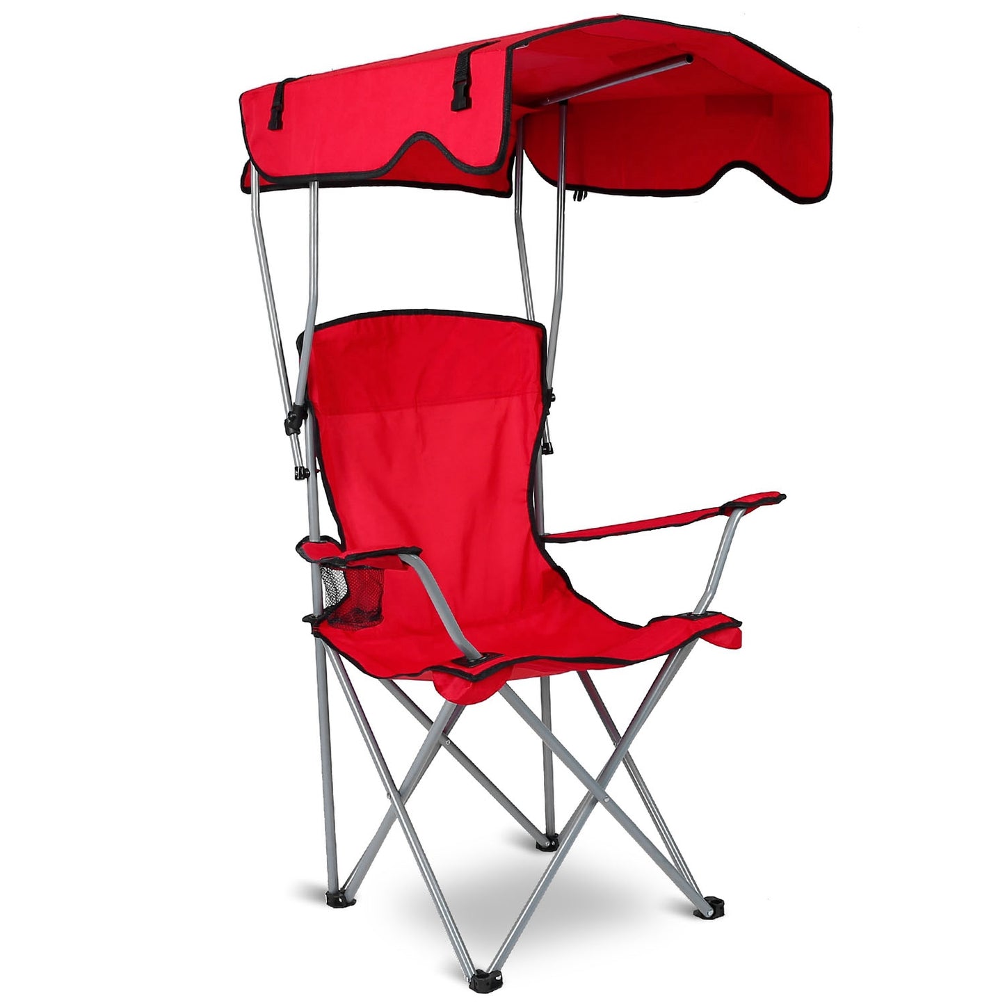 Foldable Beach Canopy Chair Sun Protection Camping Lawn Canopy Chair 330LBS 5752
