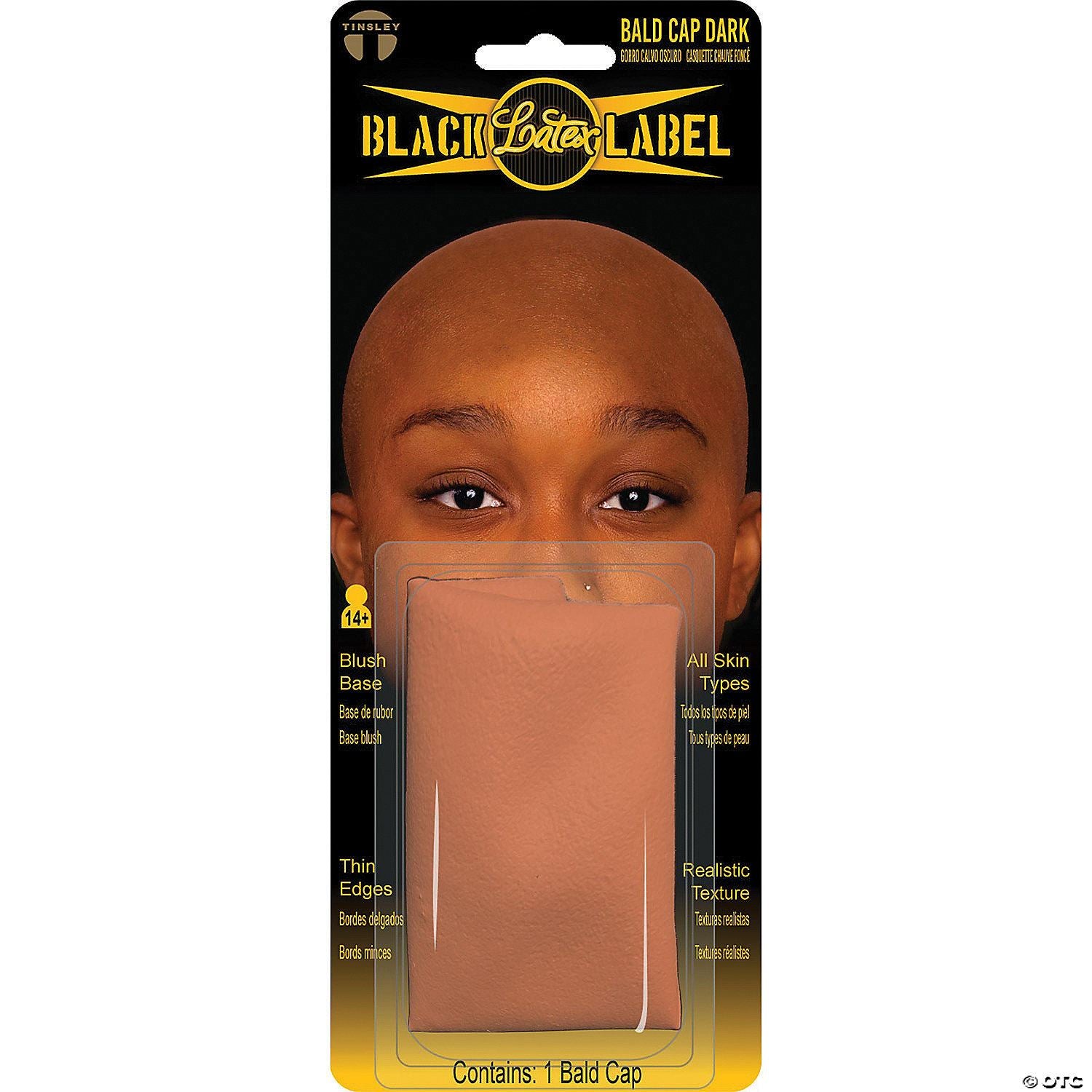 Bald Cap Dark Brown Latex