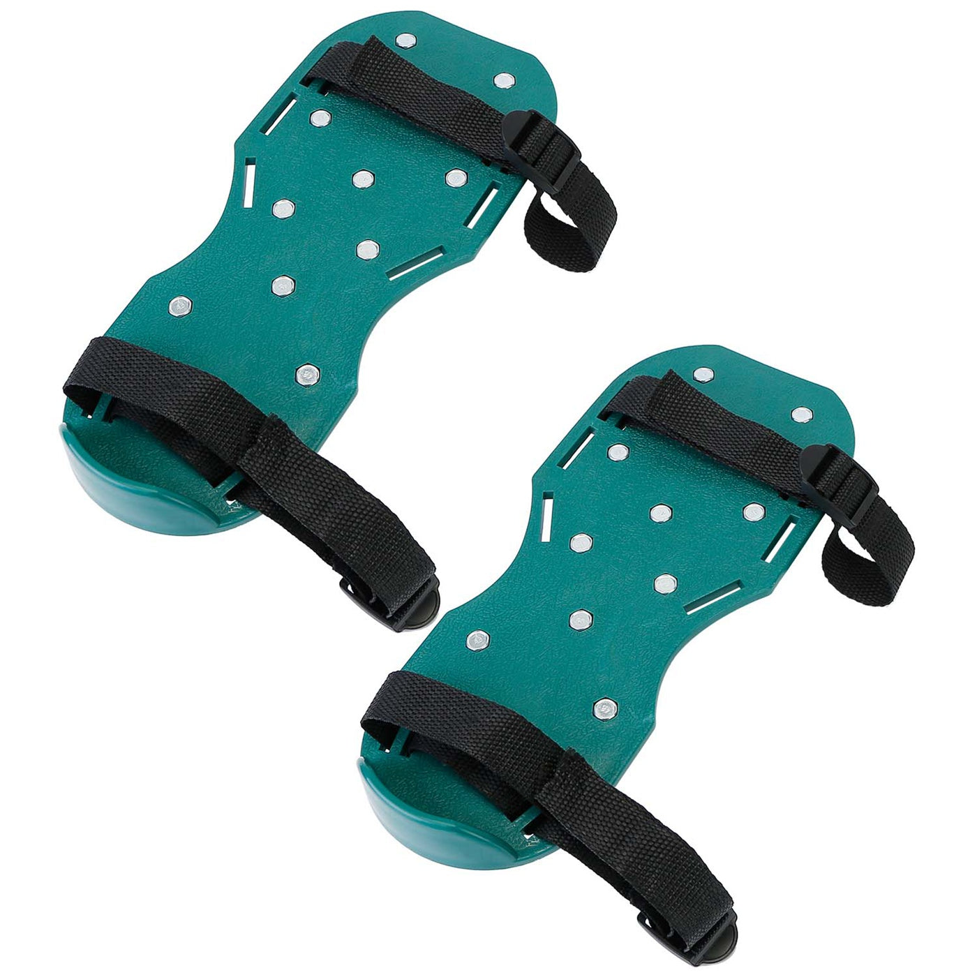 1Pair Lawn Aerator Shoes Grass Aerating Spike Sandal Heavy Duty Aerator Shoes