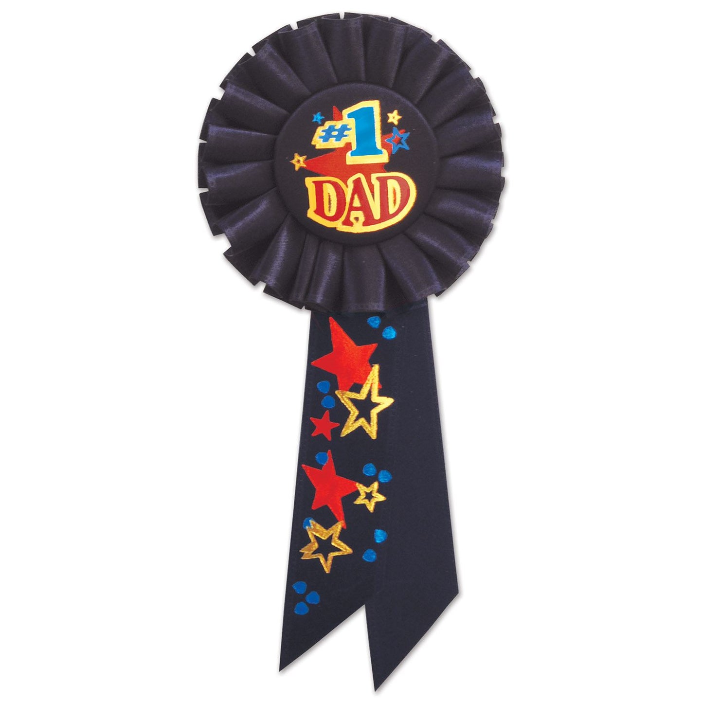 Beistle #1 Dad Rosette Ribbon 30.25 in x 60.5 in Party Supply Decoration : Mothers/Fathers Day