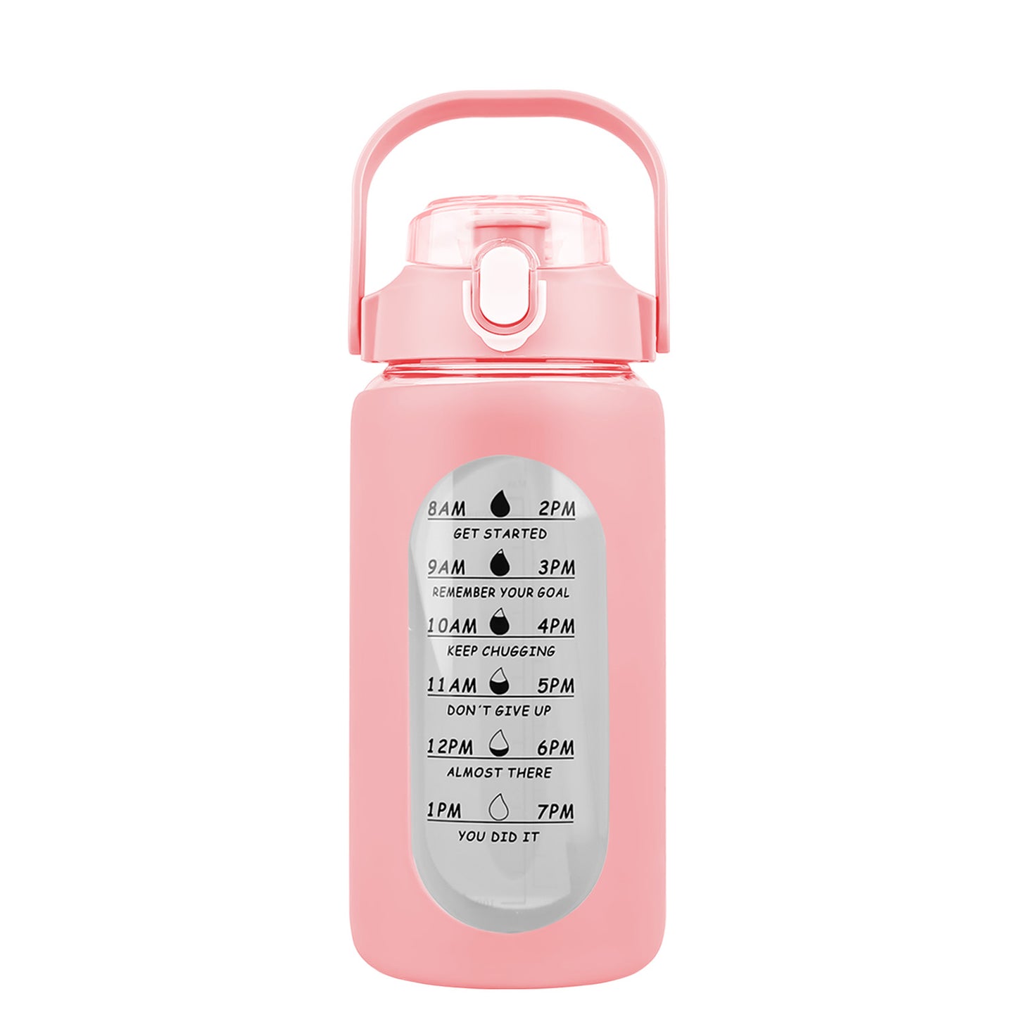 34Oz Glass Water Bottle Sports Water Bottle Motivational Water Bottle Water 9560