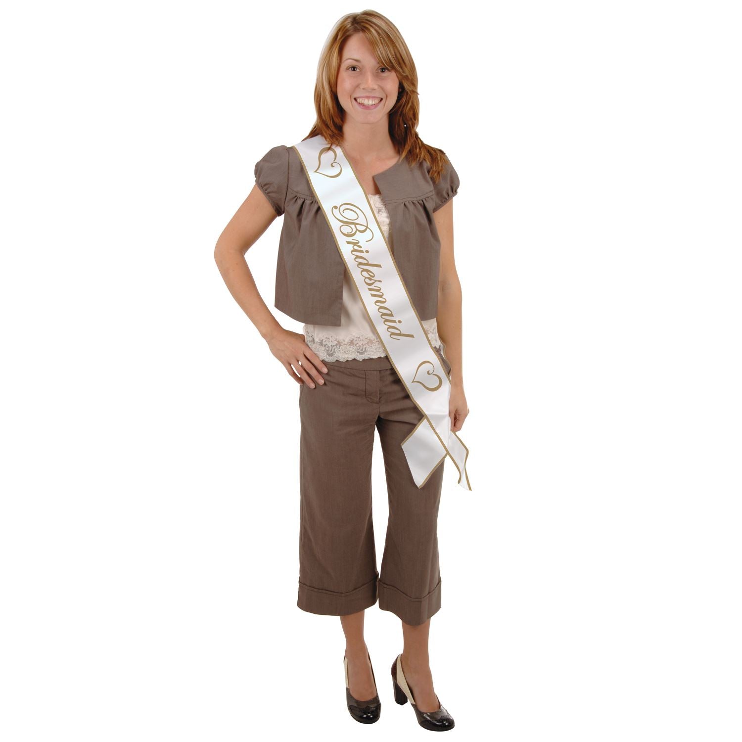 Beistle Bridesmaid Satin Sash - Wedding | Party Supply | Decoration