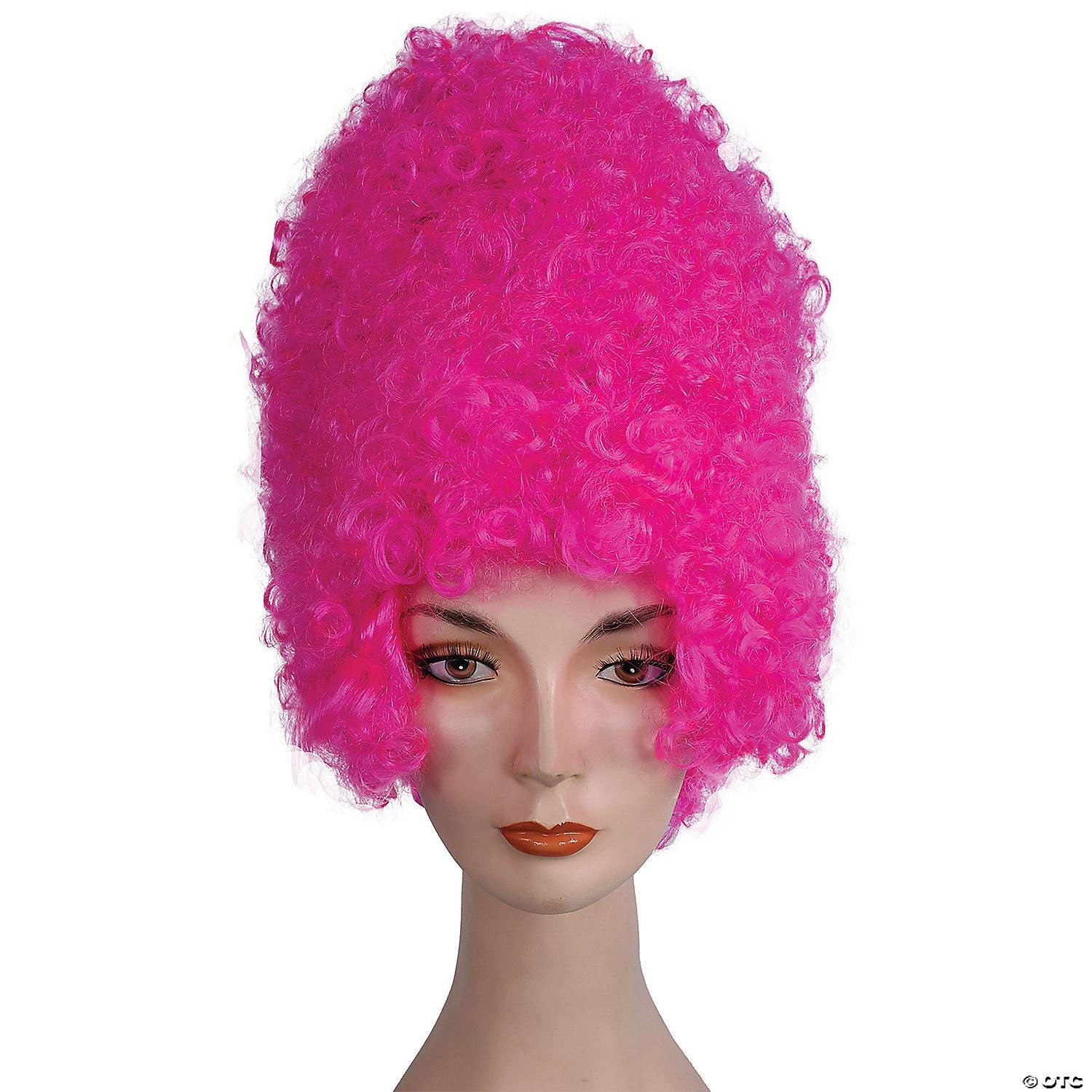 Bargain Beehive Wig Hot Pink