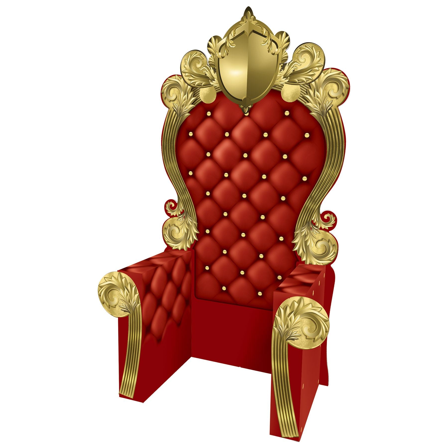 Beistle 3-D Prom Throne Prop - Red | Party Supply | Decoration