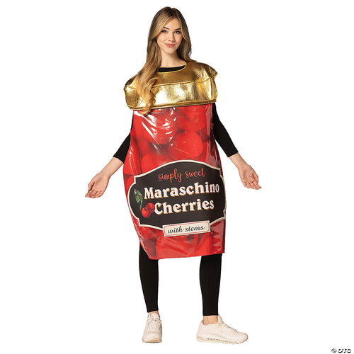 Unisex | Adults Maraschino Cherries Jar Costume