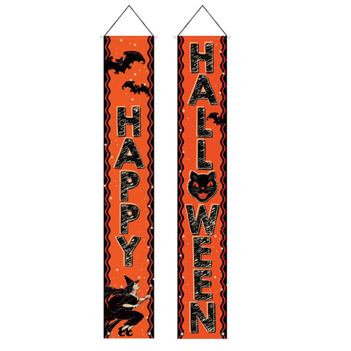 Beistle Vintage Halloween Fabric Door Panel Set - Decoration