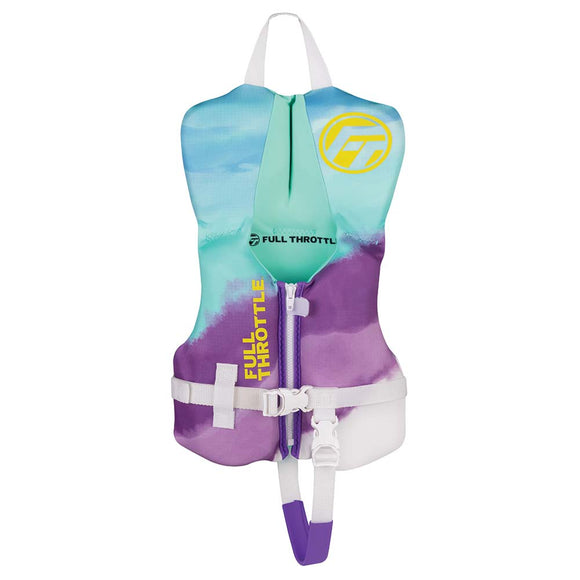 Full Throttle Infant Rapid-Dry Flex-Back Life Jacket - Aqua [142200-505-000-22]