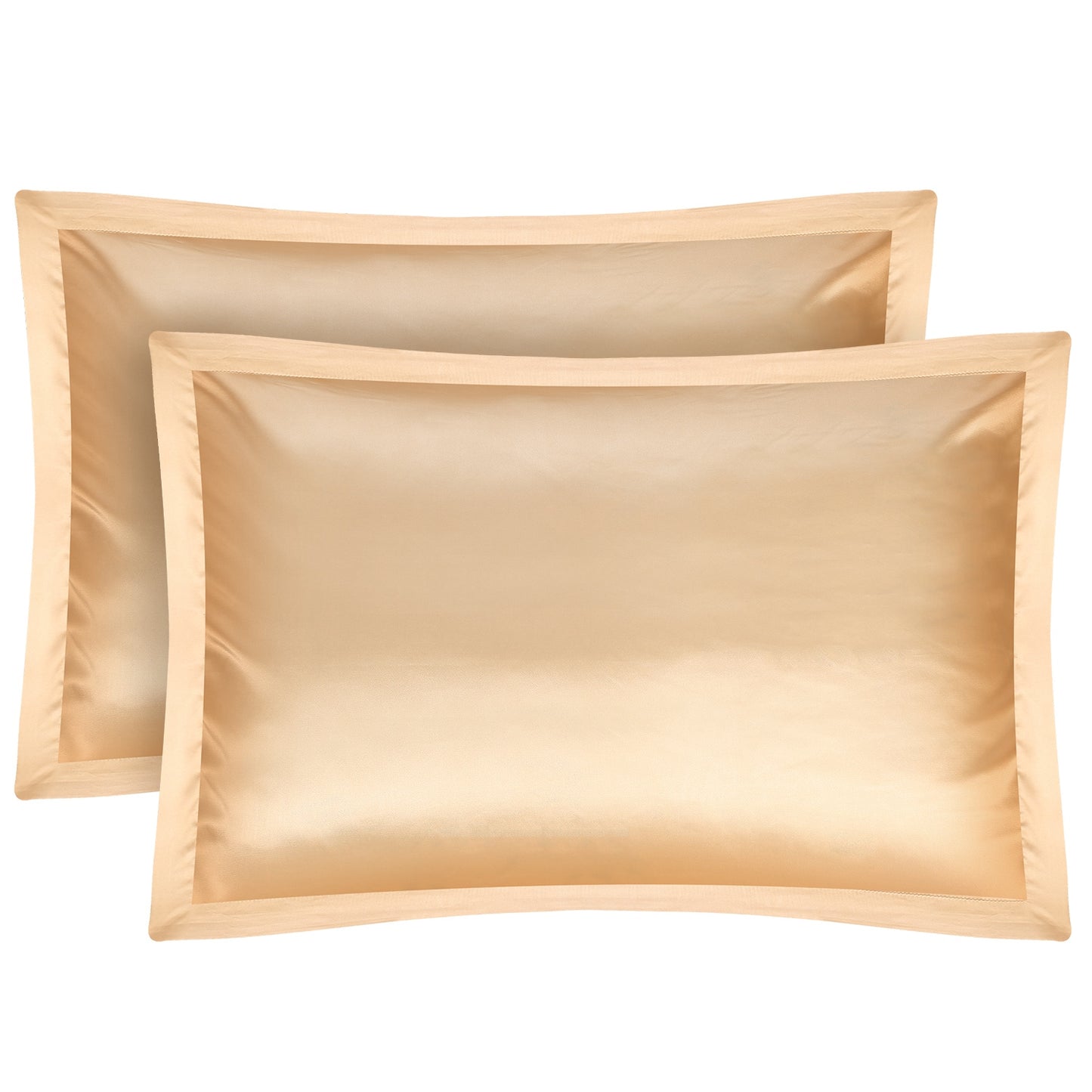 2 Pack Soft Silky Satin Pillow Case Hypoallergenic Breathable Bed Pillow Co 1438