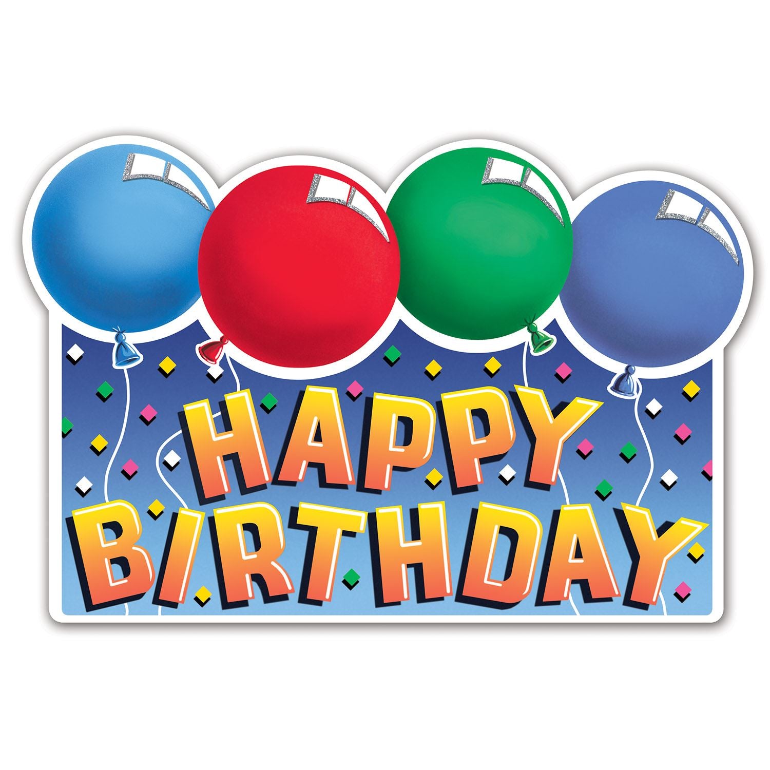 Beistle Happy Birthday Cutout | Party Supply | Decoration