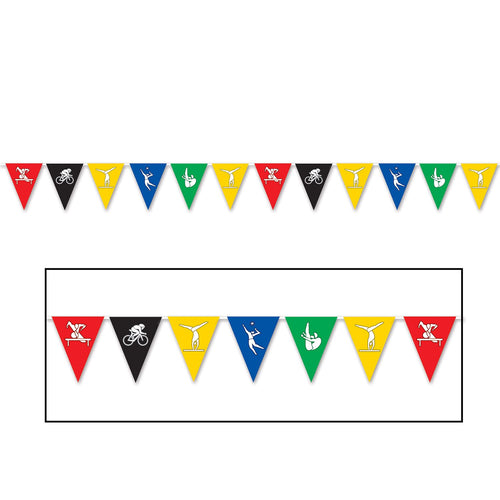 Beistle Summer Sports Pennant Banner | Party Supply | Decoration