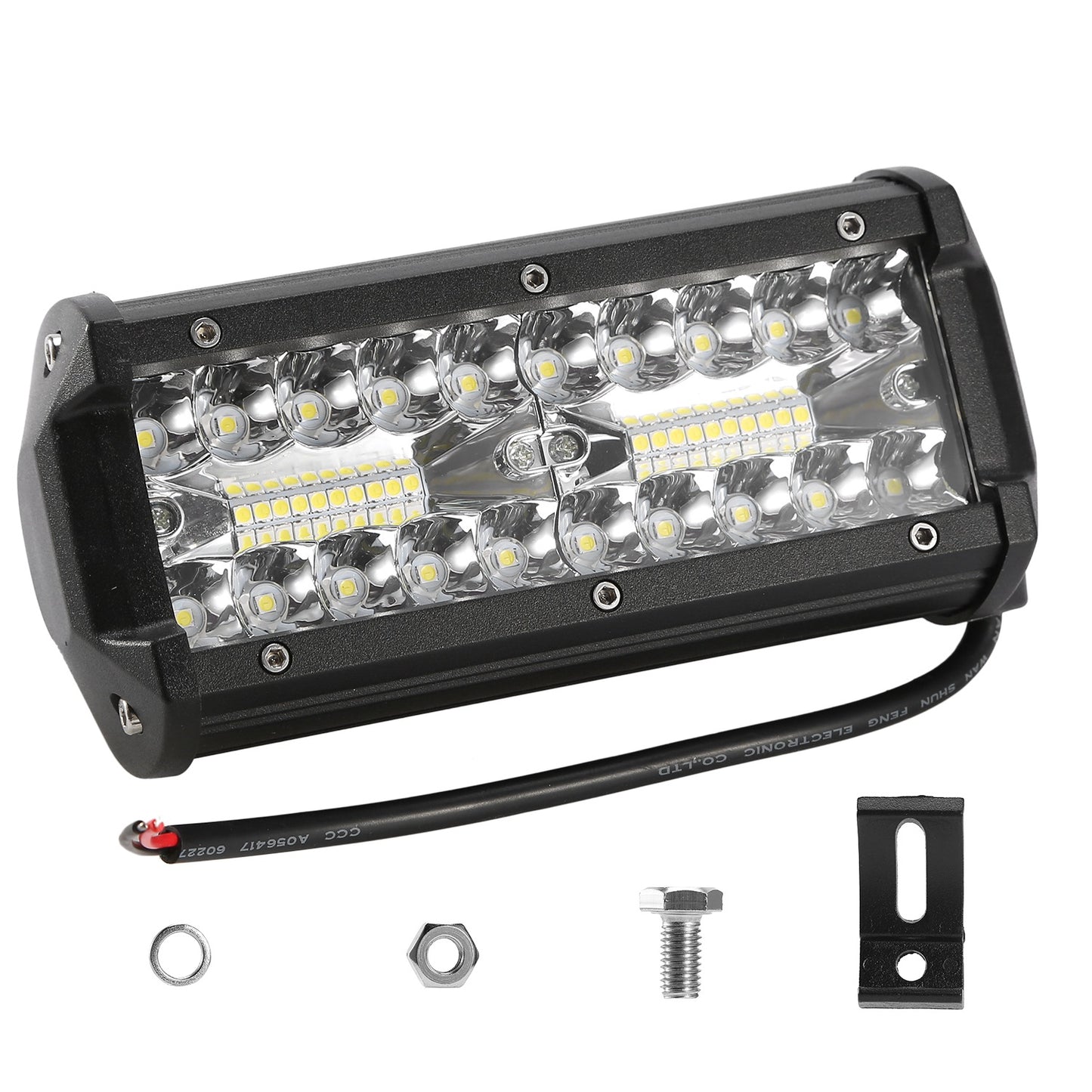 7" LED Light Bar 120W 12000LM LED Work Light Pods Offroad Driving Lights IP67