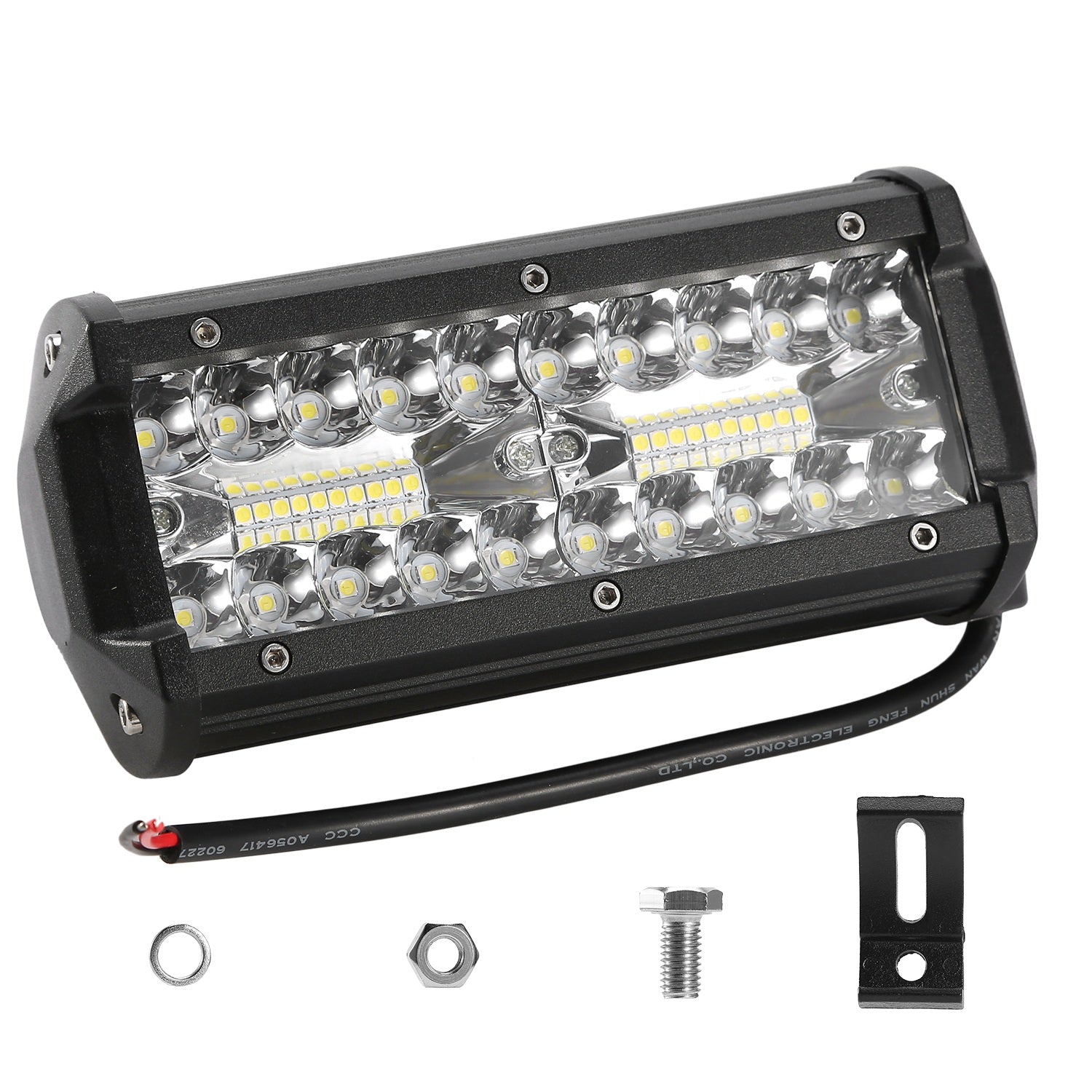 7" LED Light Bar 120W 12000LM LED Work Light Pods Offroad Driving Lights IP67