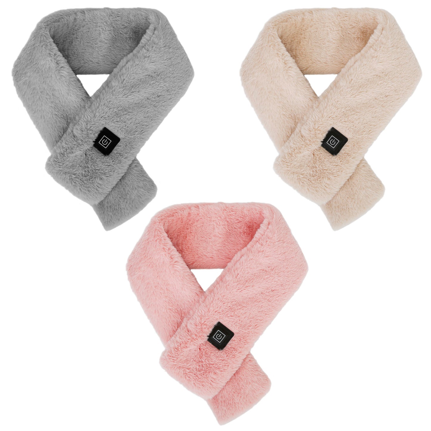 Electric Heated Scarf USB Heating Neck Wrap Unisex Winter Heated Neck Shawl