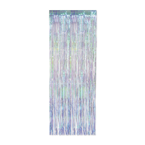 Beistle 1-Ply Iridescent Fringe Curtain - General Occasion | Party Supply