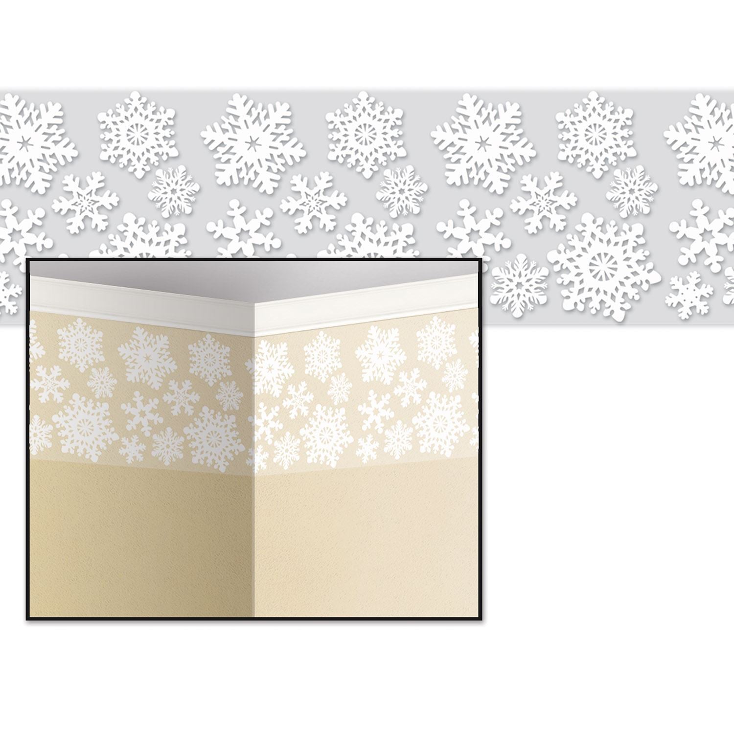 Beistle Snowflake Border - Christmas/Winter | Party Supply | Decoration