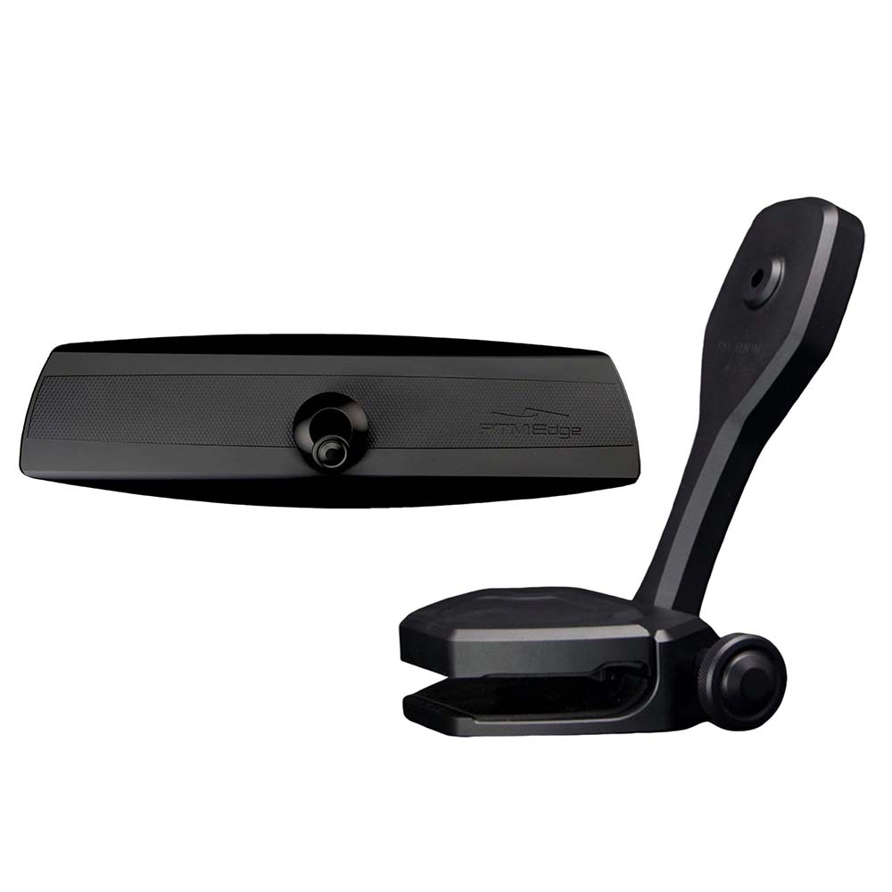 PTM Watersports Mirror/Bracket Kit w/VR-140 Elite Mirror ZXR-360 (Black) [P12848-1360TEBBK]