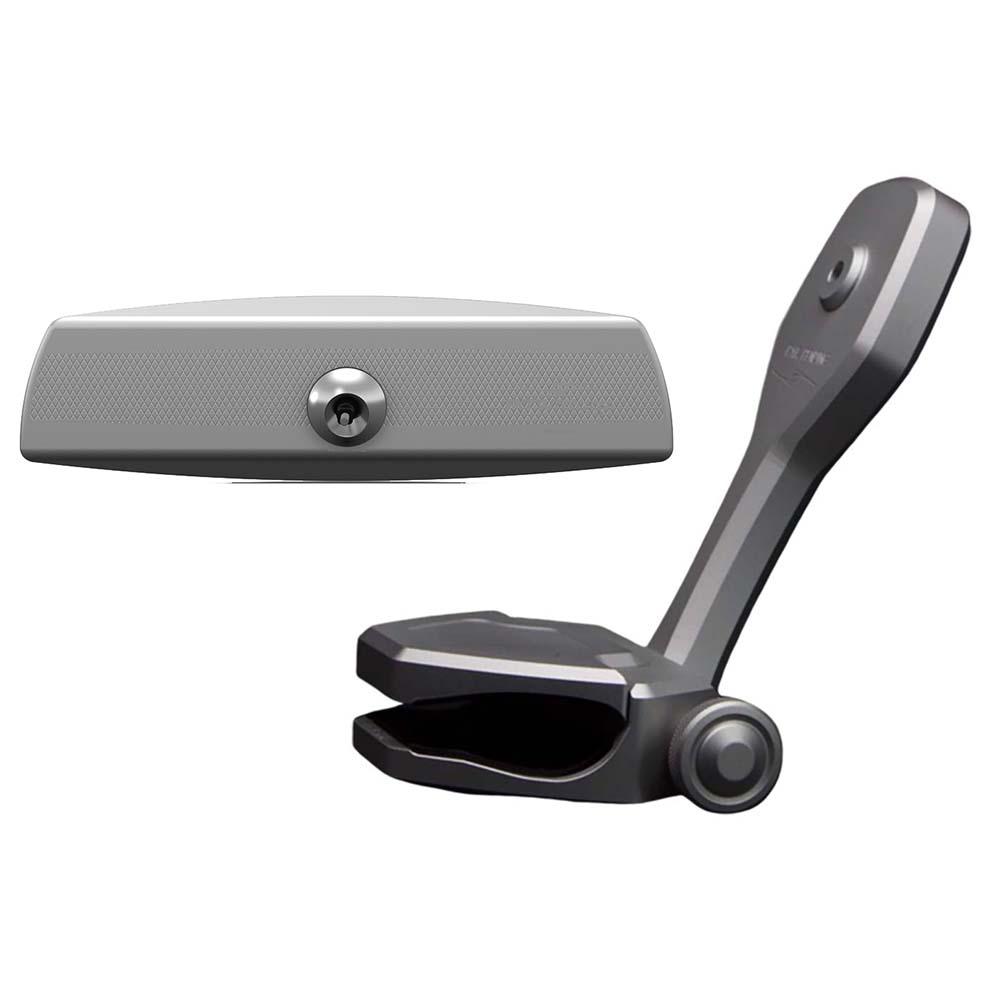PTM Watersports Mirror/Bracket Kit w/VR-140 Elite Mirror ZXR-361 (Titanium Grey) [P12848-1361TEBGR]
