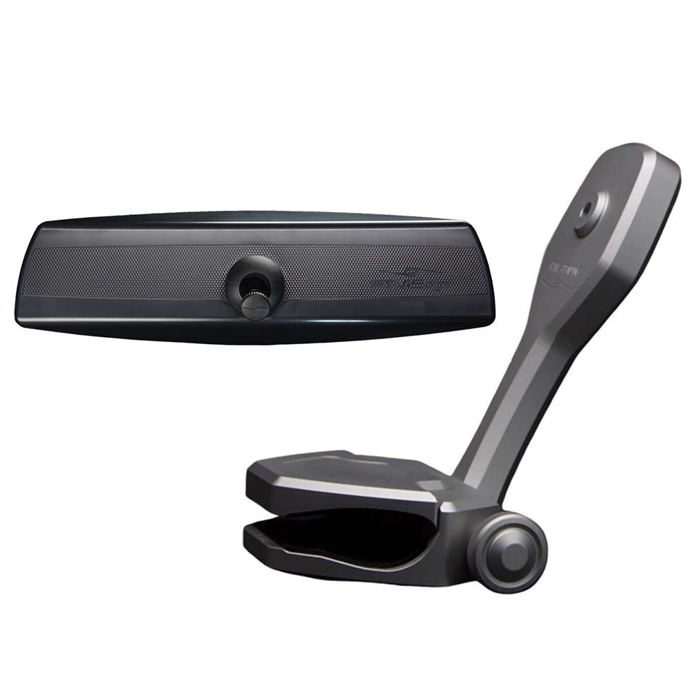 PTM Watersports Mirror/Bracket Kit w/VR-140 PRO Mirror ZXR-320 (Titanium Grey) [P12848-2320TEBGR]