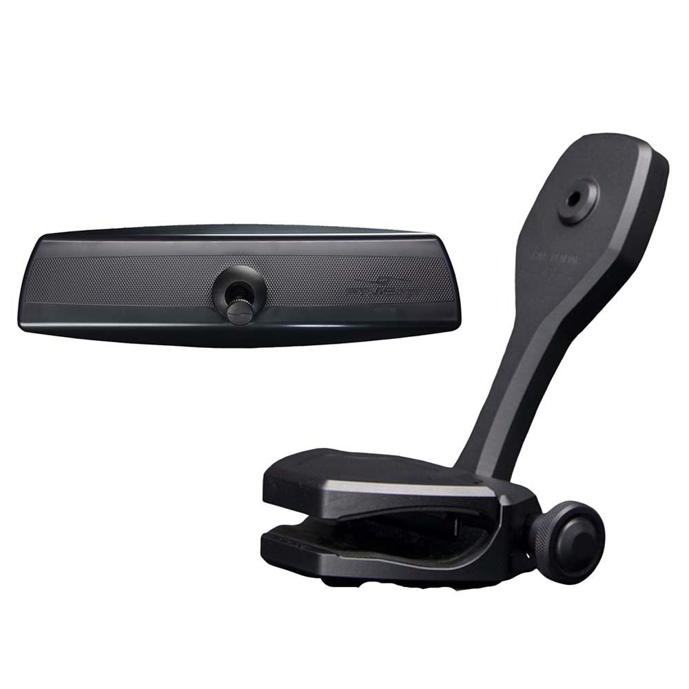 PTM Watersports Mirror/Bracket Kit with VR-140 PRO Mirror ZXR-320 (Black) [P12848-2320TEBBK]