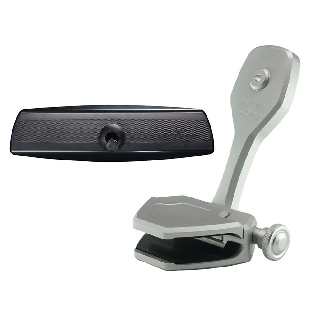 PTM Watersports Mirror/Bracket Kit w/VR-140 PRO Mirror ZXR-360 (Silver) [P12848-2360TEBCL]