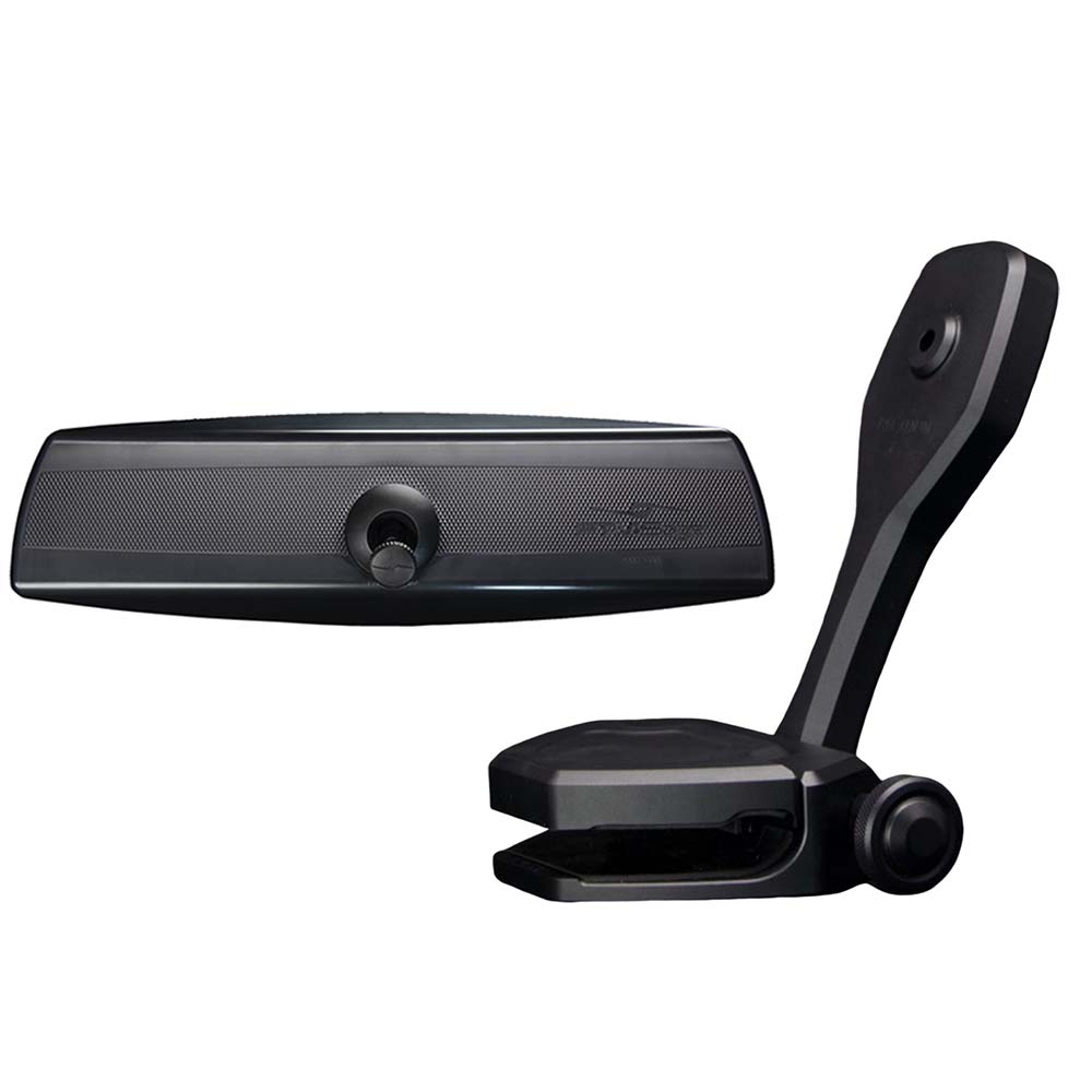 PTM Watersports Mirror/Bracket Kit w/VR-140 PRO Mirror ZXR-360 (Black) [P12848-2360TEBBK]