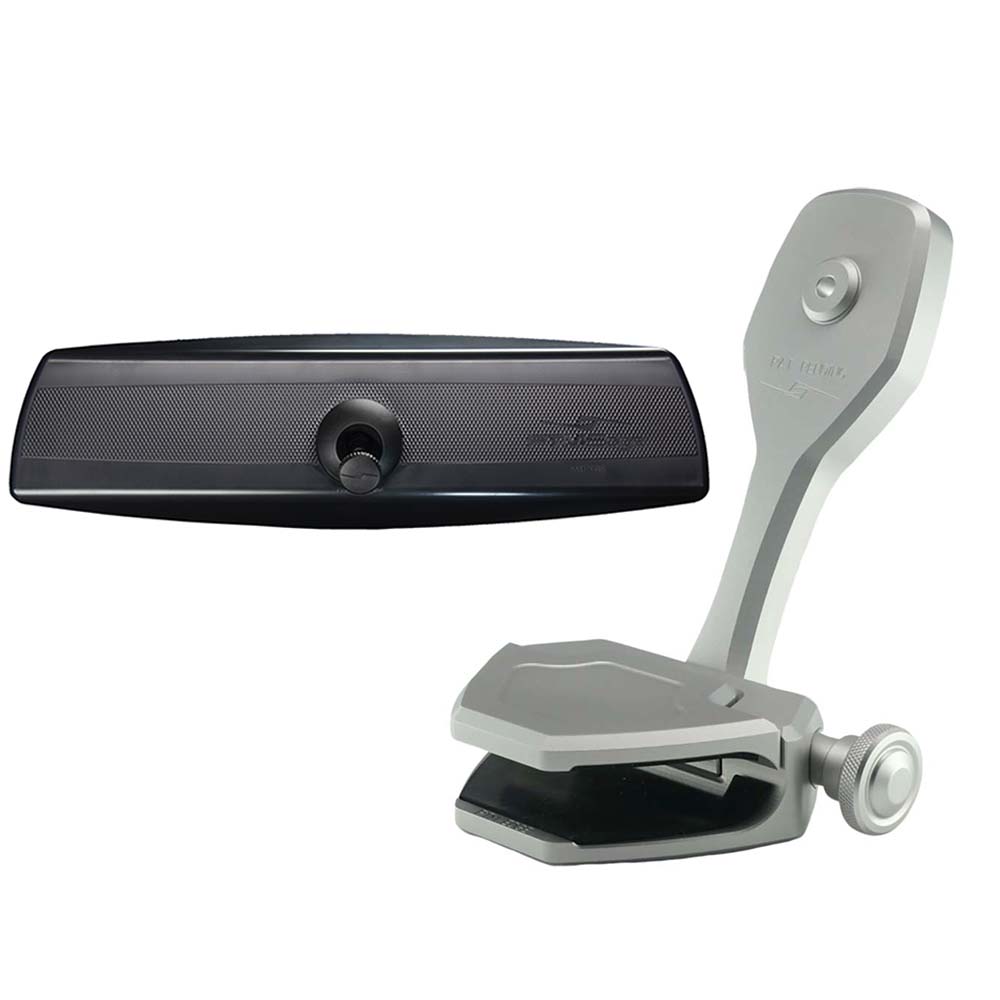 PTM Watersports Mirror/Bracket Kit w/VR-140 PRO Mirror ZXR-361 (Silver) [P12848-2361TEBCL]