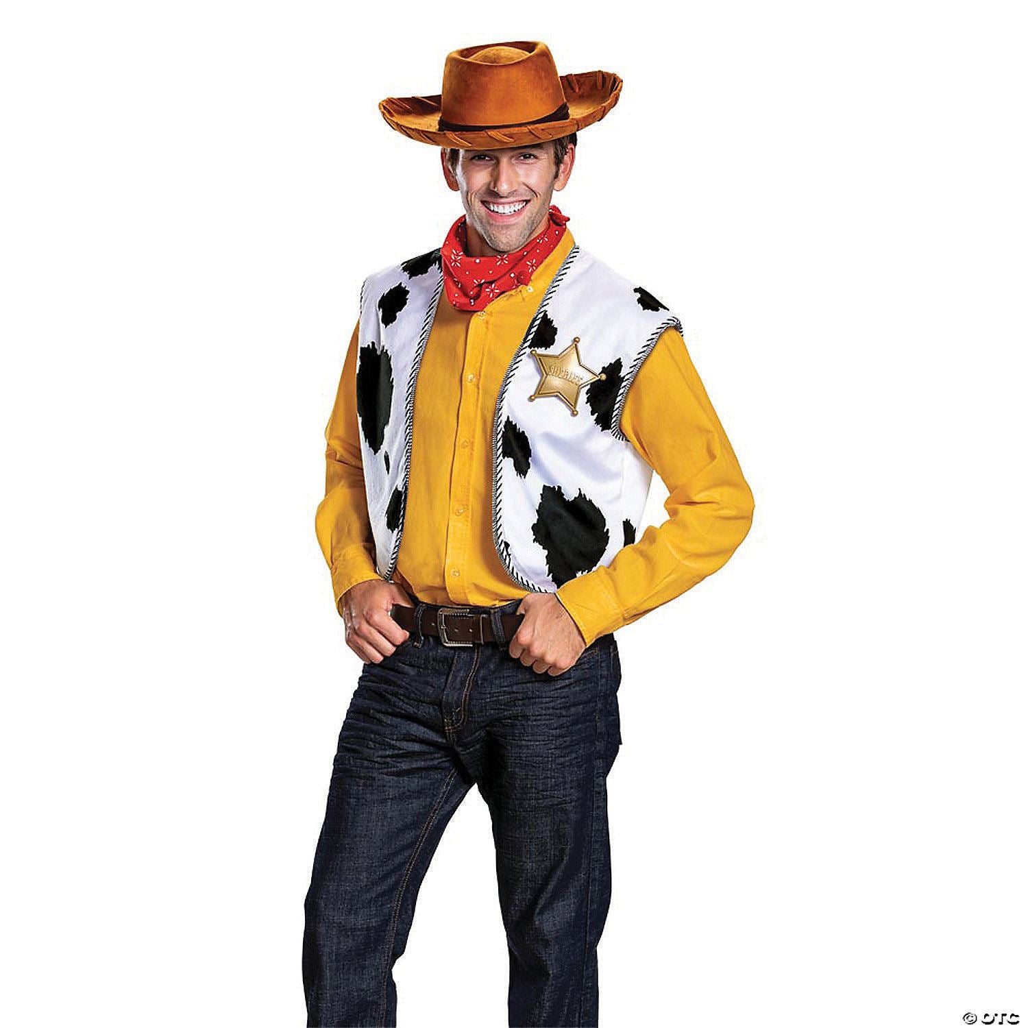 Mens Deluxe Toy Story 4 Woody Costume Kit