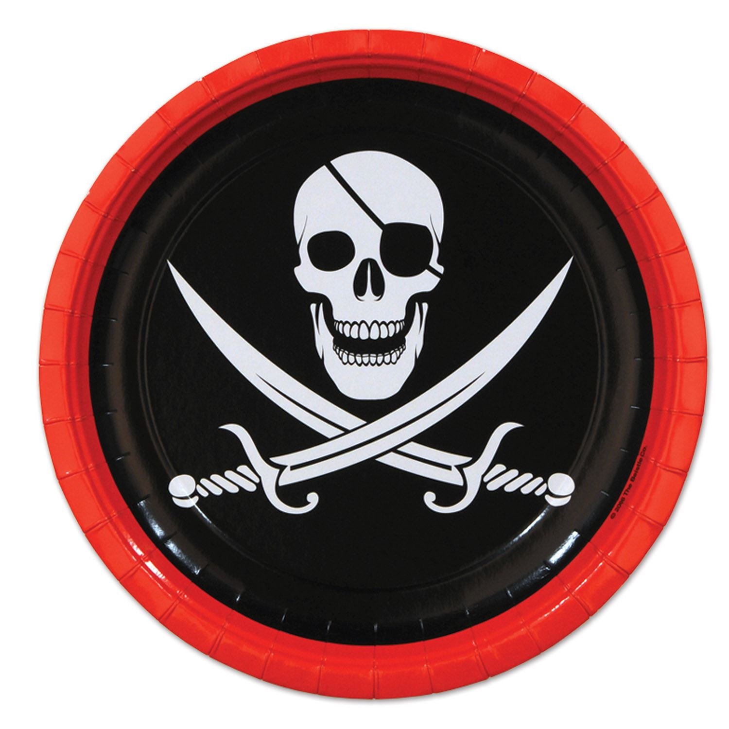 Beistle Pirate Lunch Plates | Party Supply | Decoration