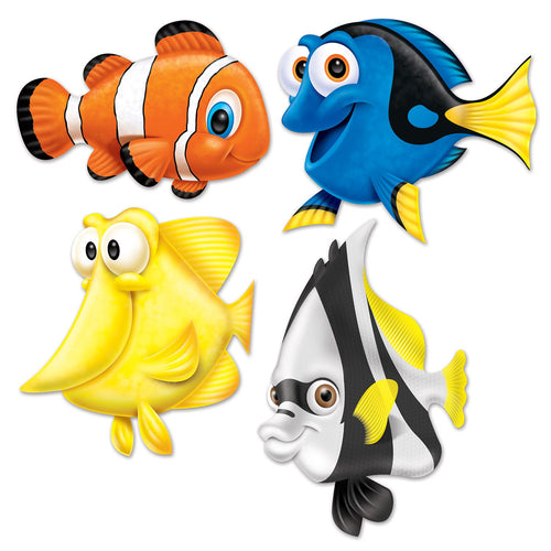 Beistle Under The Sea Fish Cutouts | Party Supply | Decoration