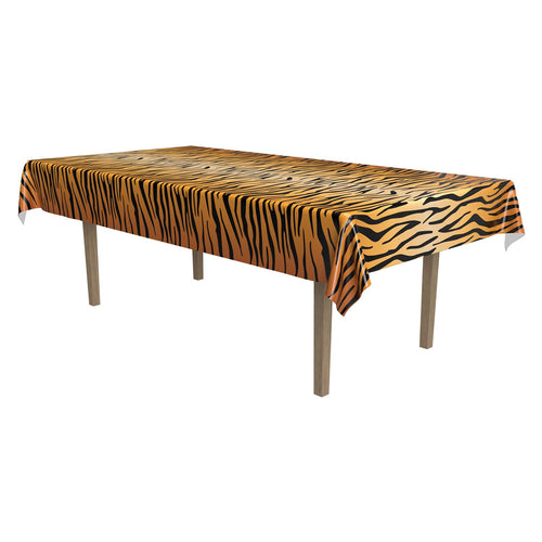 Beistle Tiger Print Tablecover - Jungle | Party Supply | Decoration