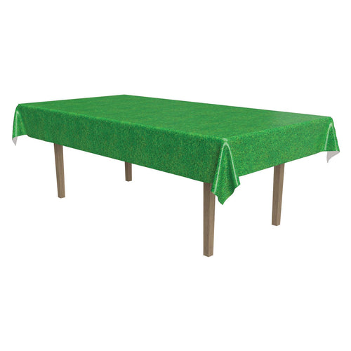 Beistle Printed Grass Tablecover - Sports | Party Supply | Decoration
