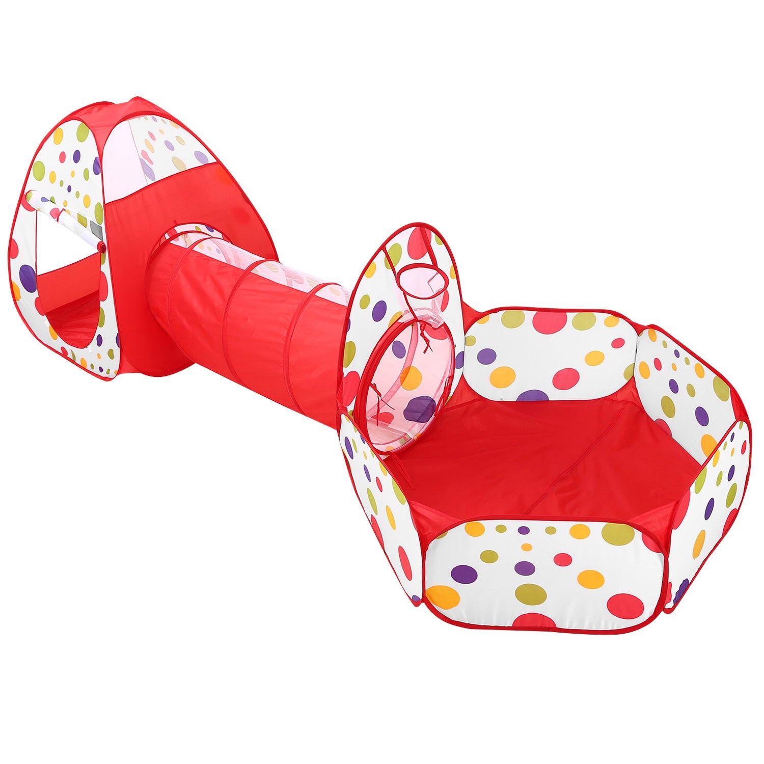 3 In 1 Child Crawl Tunnel Tent Kids Play Tent Ball Pit Set Foldable Childre 3439