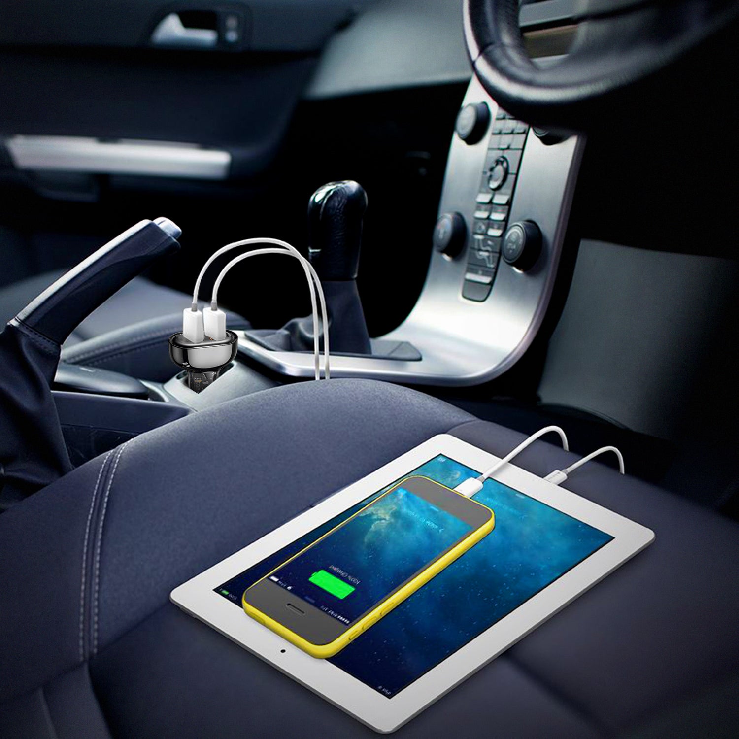 90W 3 Ports Fast Charge Car Charger QC3.0 PD3.0 USB Type-C LT Car Cigarette