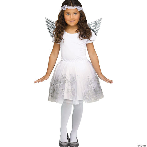 Angel 3-Piece Instant Set with Wings for Children | Silver